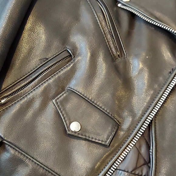 Walter Dyer Leather Women's Motorcycle Jacket - Picture 4 of 9